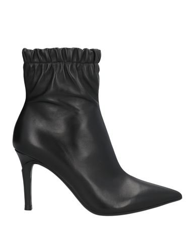 Gianvito Rossi Woman Ankle Boots Black Size 6.5 Leather In Black