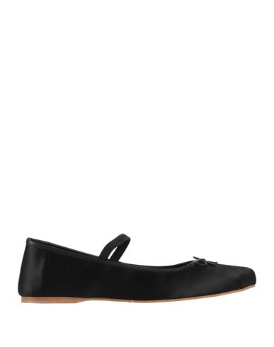 Alohas Woman Ballet Flats Black Size 6 Textile Fibers In Black