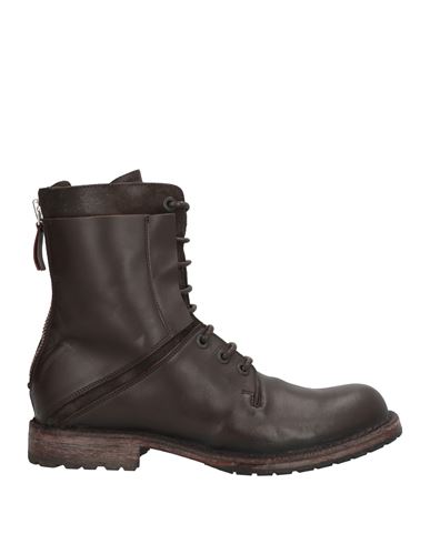 Moma Man Ankle Boots Dark Brown Size 9 Leather In Brown