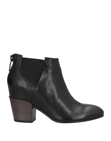 Janet & Janet Woman Ankle Boots Black Size 8 Leather In Black