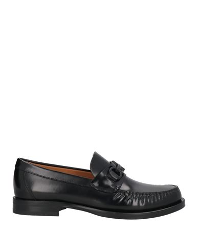 Ferragamo Man Loafers Black Size 8 Calfskin