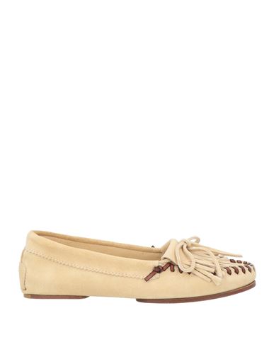 Paris Texas Woman Loafers Beige Size 6 Leather In Sand