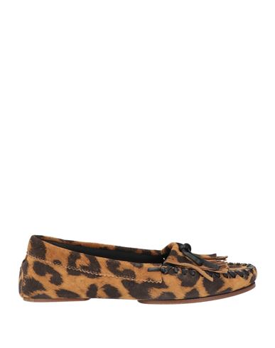 Paris Texas Woman Loafers Camel Size 6 Leather In Sand