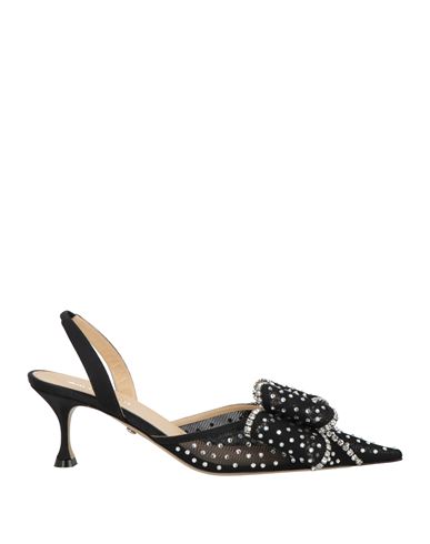 Mach&mach Mach & Mach Woman Pumps Black Size 6 Textile Fibers