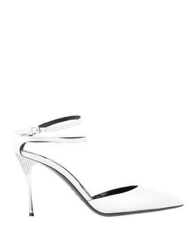 Area X Sergio Rossi Woman Pumps White Size 7.5 Leather In White