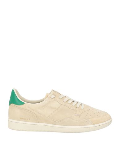 Hidnander Woman Sneakers Beige Size 11 Leather In Sand
