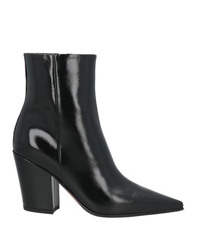 Gianvito Rossi Woman Ankle Boots Black Size 8 Leather In Black
