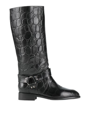Gold & Rouge Woman Boot Black Size 7 Leather