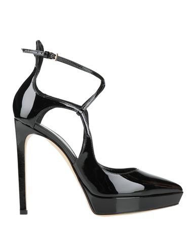 Ninalilou Woman Pumps Black Size 8 Leather In Black