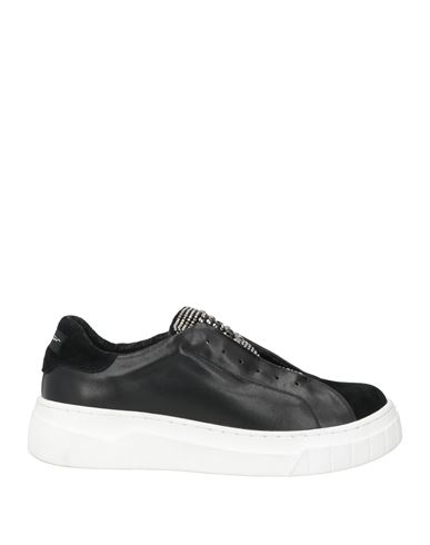 Tosca Blu Studio Woman Sneakers Black Size 7 Leather In Black