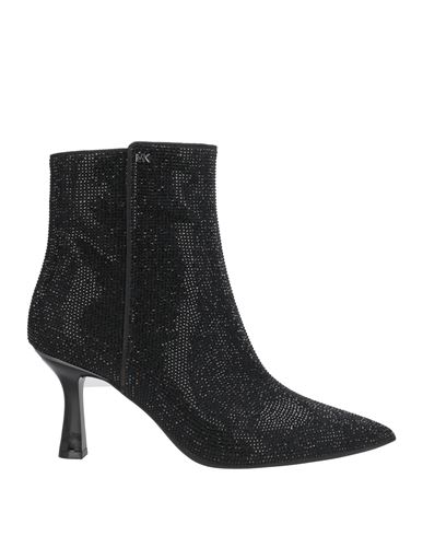 Michael Michael Kors Woman Ankle Boots Black Size 8 Textile Fibers