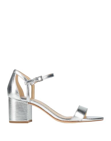 Michael Michael Kors Woman Sandals Silver Size 8 Synthetisches Material In Silver