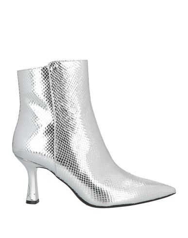 Michael Michael Kors Woman Ankle Boots Silver Size 8 Synthetisches Material