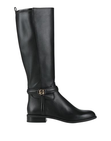 Michael Michael Kors Woman Boot Black Size 6 Leather, Synthetisches Material
