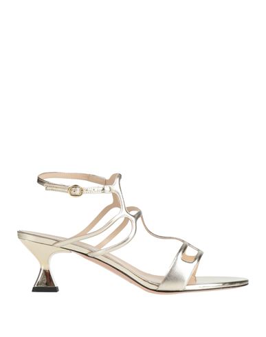 Marc Ellis Woman Sandals Platinum Size 6 Leather In Gray