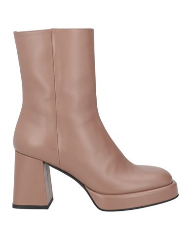 Evaluna Woman Ankle Boots Light Brown Size 8 Calfskin In Brown