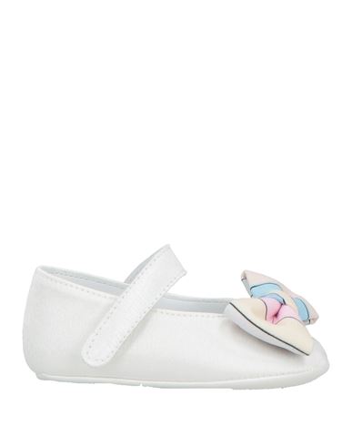 Pucci Newborn Girl Newborn Shoes Light Grey Size 3 Textile Fibers In White