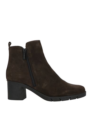 The Flexx Woman Ankle Boots Dark Brown Size 5.5 Leather In Brown