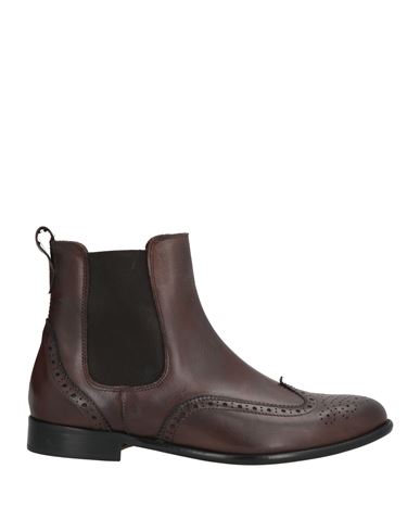 Helmur® Helmur Man Ankle Boots Chocolate Brown Size 12 Leather In Brown