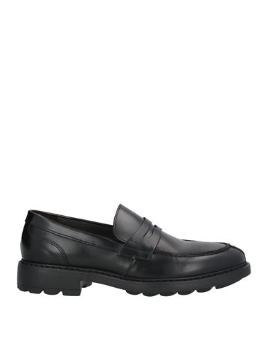 Marco Ferretti Man Loafers Black Size 7 Leather In Black