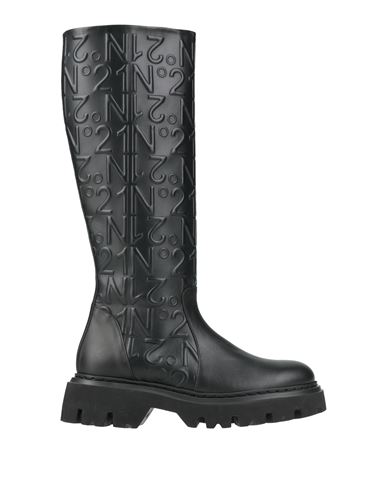 N°21 Woman Boot Black Size 8 Leather In Black