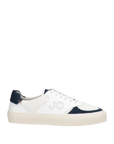 Jacob Cohёn Man Sneakers White Size 9 Leather, Textile Fibers In White