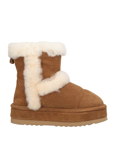 Botines de caña alta Mujer Camel 37 Mujer