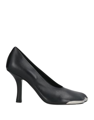 Burberry Woman Pumps Black Size 8 Lambskin, Brass In Black
