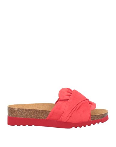 Scholl Bioprint Woman Mules & Clogs Red Size 8 Textile Fibers In Red