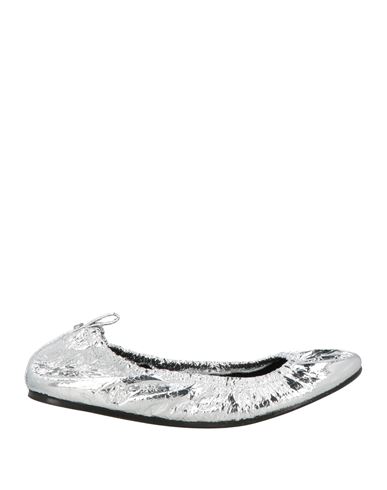 Isabel Marant Woman Ballet Flats Silver Size 11 Lambskin In Silver