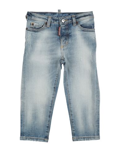 Dsquared2 Toddler Boy Jeans Blue Size 4 Cotton, Elastane In Blue