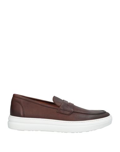 Rossi Shoes Man Sneakers Brown Size 11 Leather In Brown