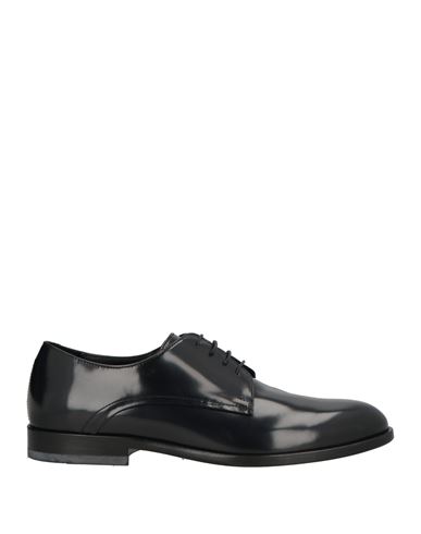 Rossi Shoes Man Lace-up Shoes Midnight Blue Size 7 Leather In Blue