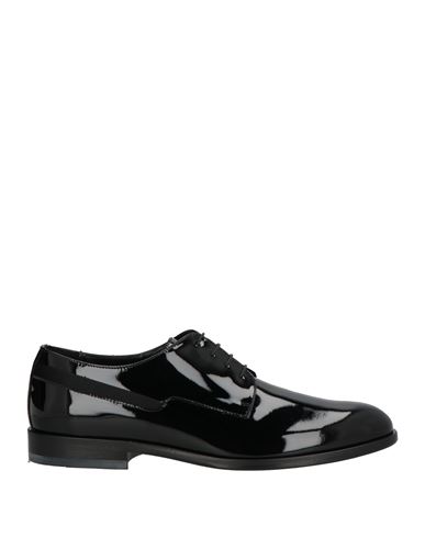 Rossi Shoes Man Lace-up Shoes Black Size 9 Leather In Black