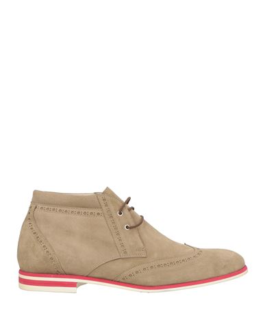 Borgioli Man Ankle Boots Sand Size 12 Leather In Sand