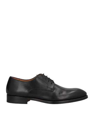Magnanni Man Lace-up Shoes Black Size 7.5 Leather In Black