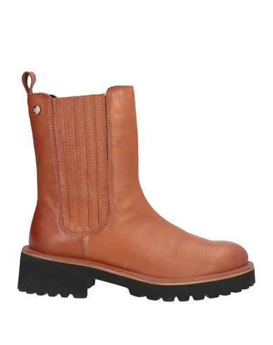 Cafènoir Woman Ankle Boots Brown Size 6 Leather
