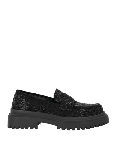 Manufacture D'essai Woman Loafers Black Size 8 Textile Fibers In Black