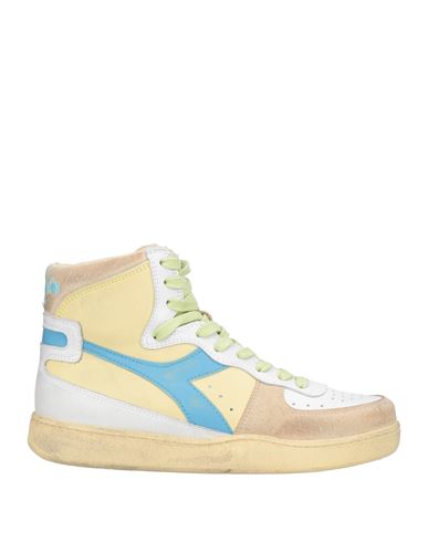 Diadora Heritage X Bellerose Woman Sneakers Pastel Yellow Size 7 Leather In Yellow