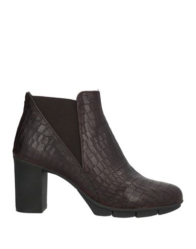 The Flexx Woman Ankle Boots Dark Brown Size 6.5 Leather In Brown
