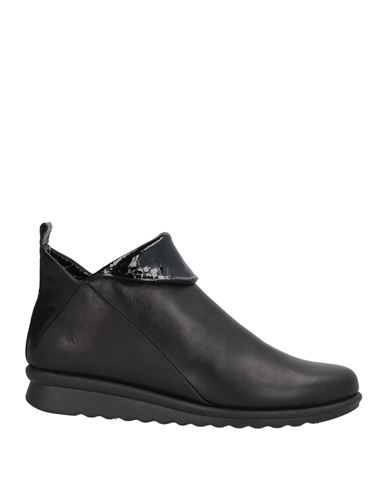 The Flexx Woman Ankle Boots Black Size 7 Leather In Black
