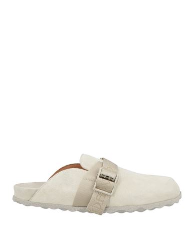 Off-white Woman Mules & Clogs Off White Size 6 Leather, Textile Fibers In White