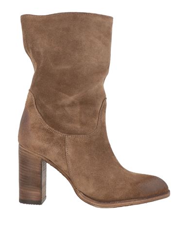 Massimo Santini Woman Ankle Boots Light Brown Size 6 Leather In Neutral