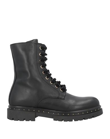 Andrea Morelli Woman Ankle Boots Black Size 8 Leather In Black