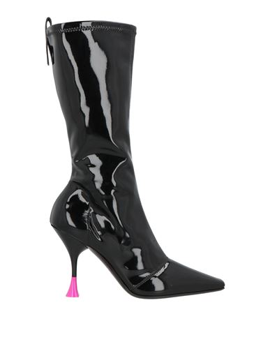 3juin Woman Boot Black Size 8 Synthetisches Material In Black