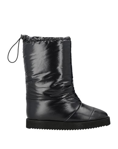 Gia Borghini Woman Boot Black Size 11 Textile Fibers In Black