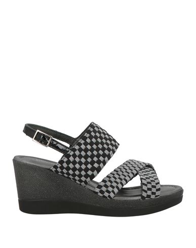 Vernissage Woman Sandals Silver Size 10 Synthetisches Material, Textile Fibers In Silver