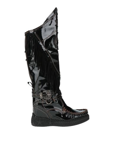 El Vaquero Woman Boot Black Size 8 Leather In Black