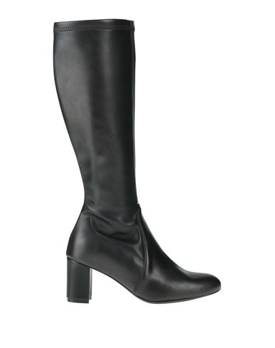 Melluso Woman Boot Black Size 7 Leather In Black