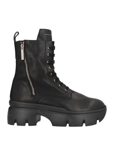 Giuseppe Zanotti Man Ankle Boots Black Size 11 Calfskin In Black